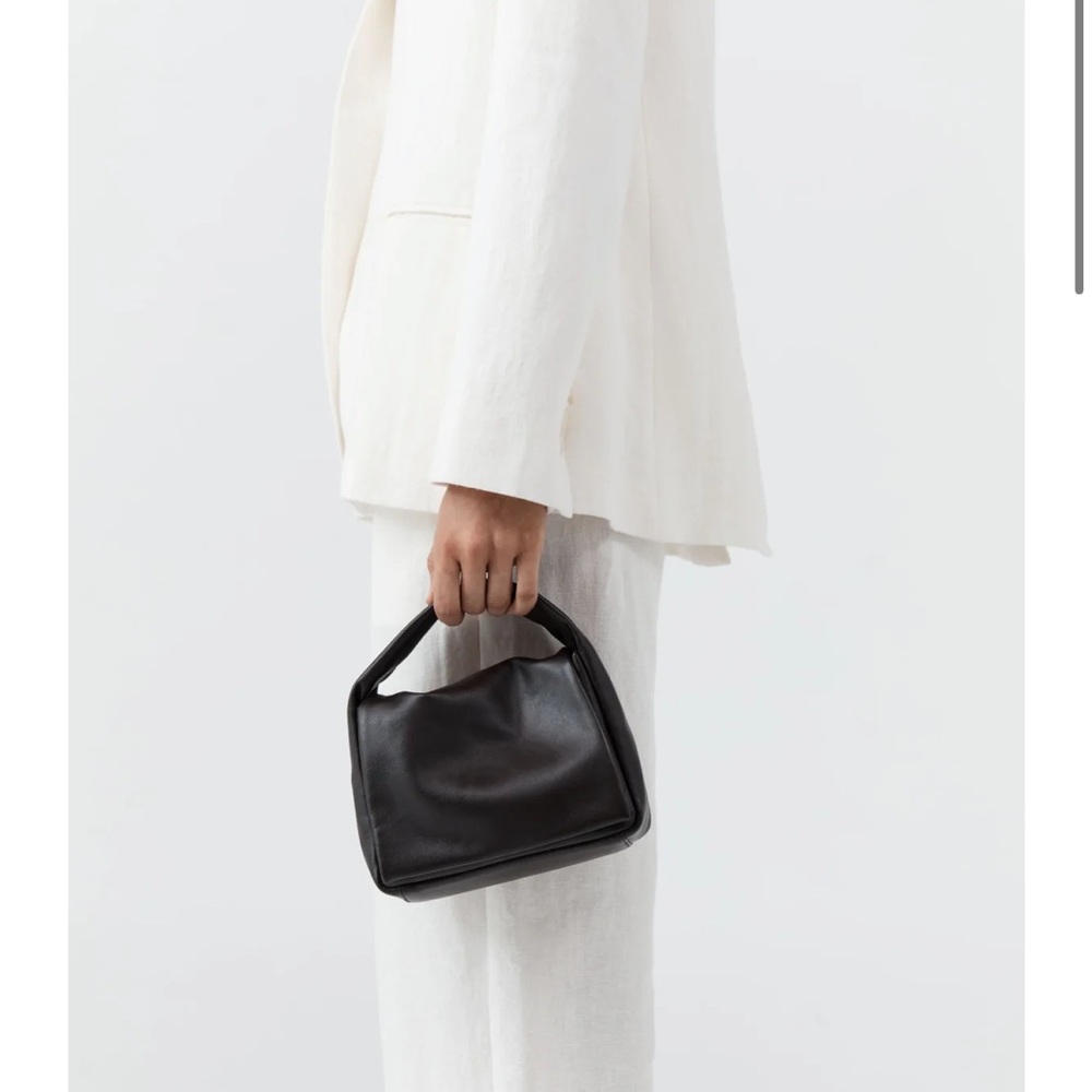 St. Agni Petit Soft Satchel - Coffee NWT